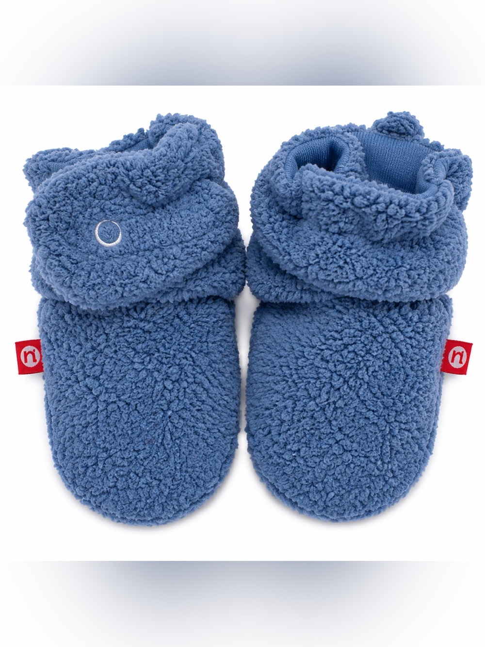 Zutano Blue Sherpa Baby Footies